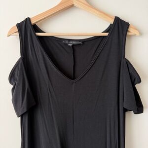White House Black Market Black Cold Shoulder Dress